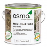 Белая краска для окон и дверей Osmo Holz-Deckfarbe (0.75 л)